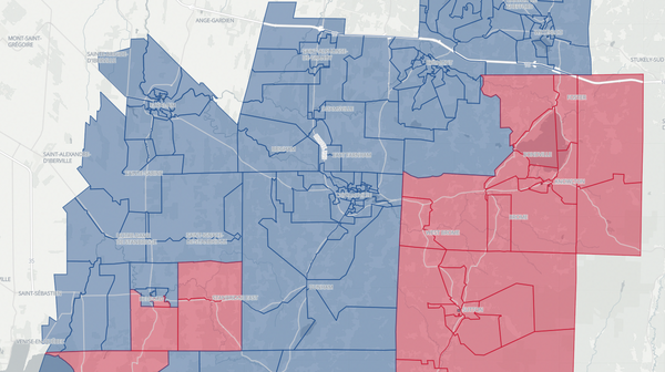 2018 Brome-Missisquoi poll map