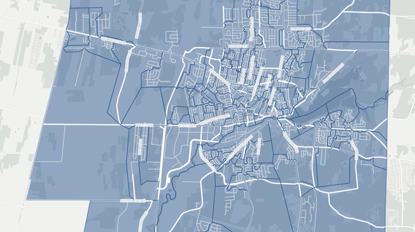 2018 Granby poll map