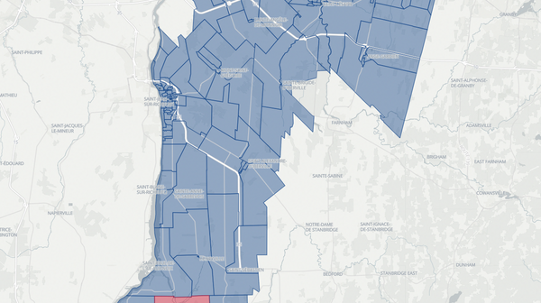 2018 Iberville poll map