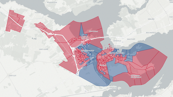 2018 Vaudreuil poll map