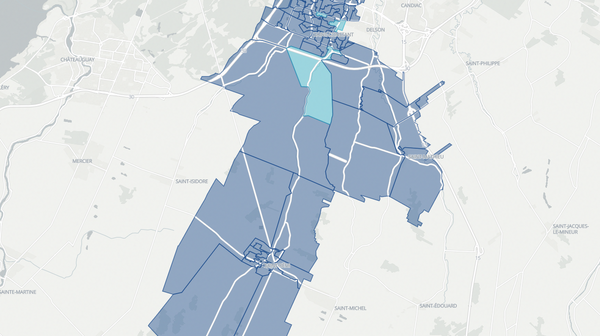 2018 Sanguinet poll map