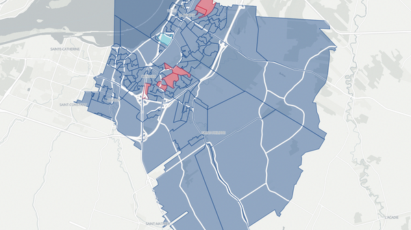 2018 La Prairie poll map