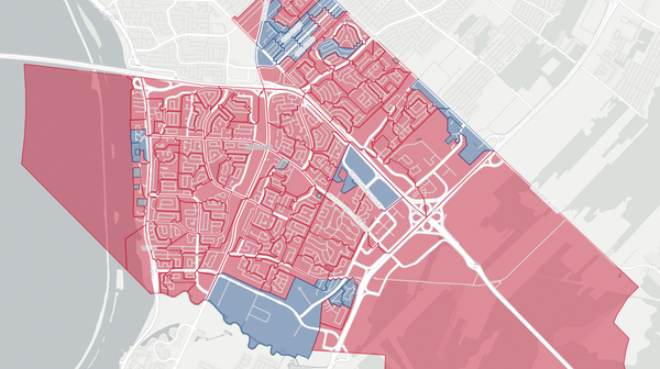 2018 La Pinière poll map