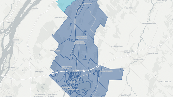 2018 Borduas poll map