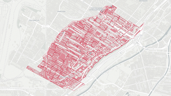 2018 Notre-Dame-de-Grâce poll map