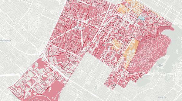 2018 Mont-Royal-Outremont poll map