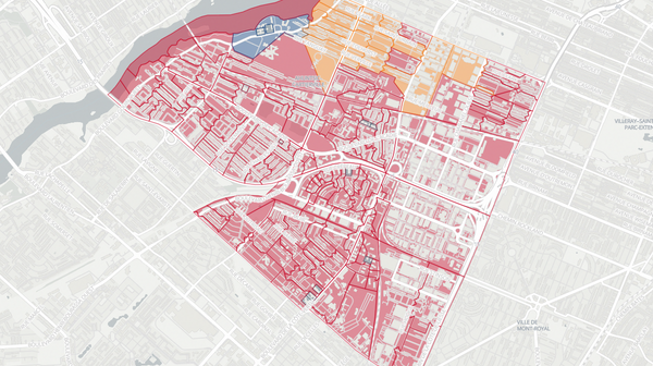 2018 Acadie poll map