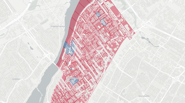 2018 Bourassa-Sauvé poll map