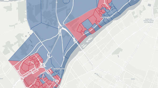 2018 Mille-Îles poll map