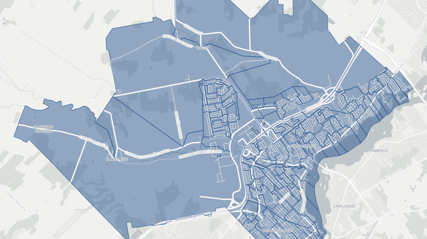 2018 Deux-Montagnes poll map