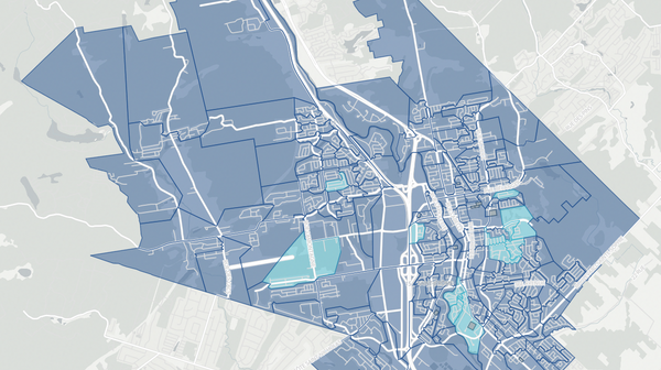 2018 Saint-Jérôme poll map
