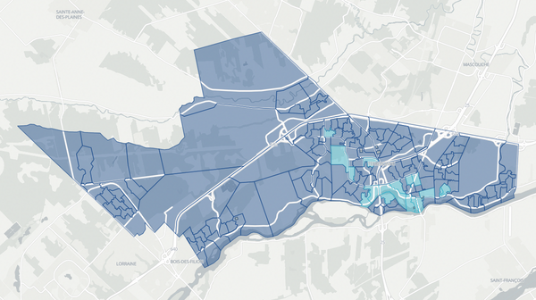 2018 Terrebonne poll map