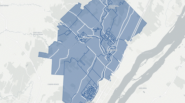 2018 L'Assomption poll map
