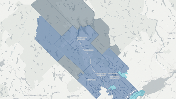 2018 Berthier poll map