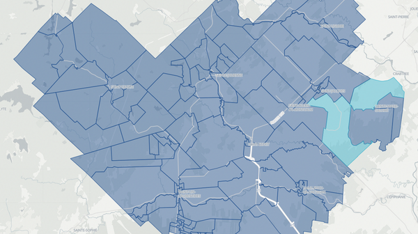 2018 Rousseau poll map