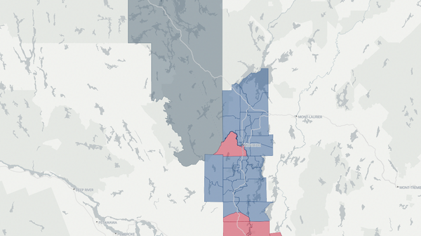 2018 Gatineau poll map