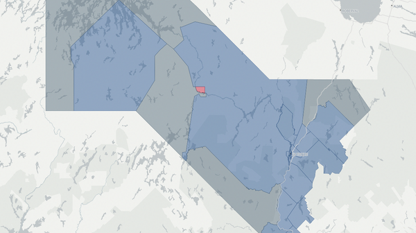 2018 Laviolette-Saint-Maurice poll map