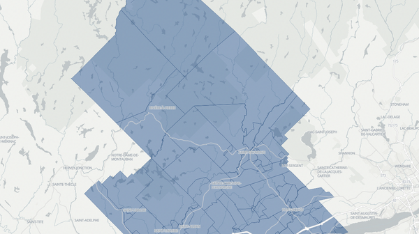 2018 Portneuf poll map