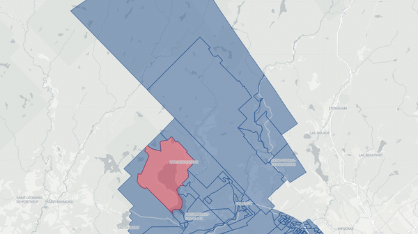 2018 La Peltrie poll map