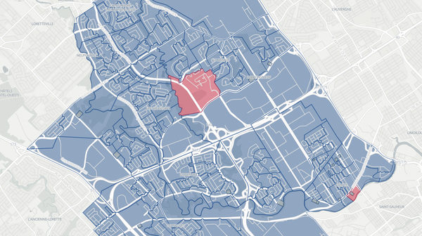 2018 Vanier-Les Rivières poll map