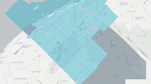 2018 Rimouski poll map