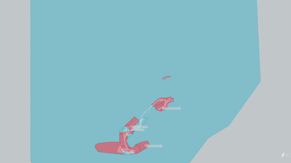 2018 Îles-de-la-Madeleine poll map