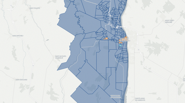 2022 Saint-Jean poll map