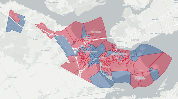 2022 Vaudreuil poll map