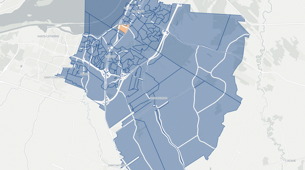 2022 La Prairie poll map