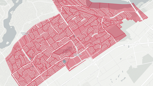 2022 Robert-Baldwin poll map