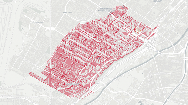 2022 Notre-Dame-de-Grâce poll map