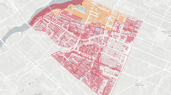 2022 Acadie poll map