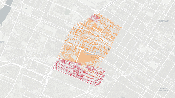 2022 Laurier-Dorion poll map