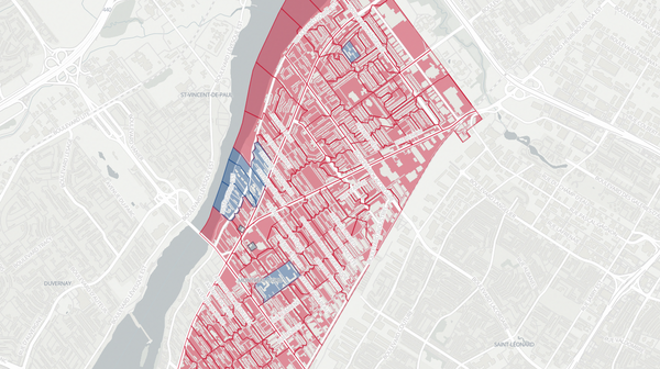 2022 Bourassa-Sauvé poll map