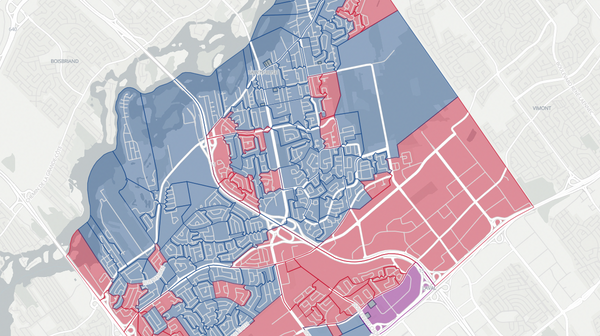 2022 Sainte-Rose poll map