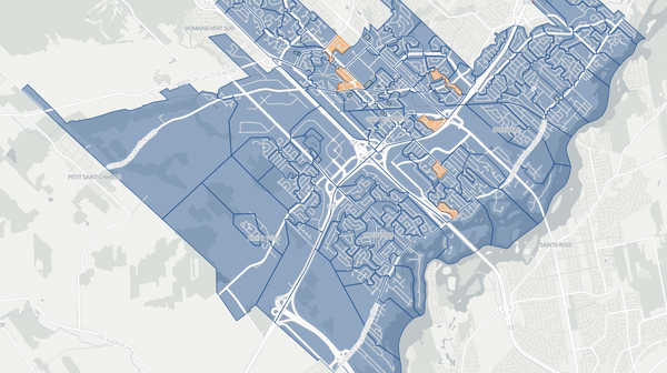2022 Groulx poll map