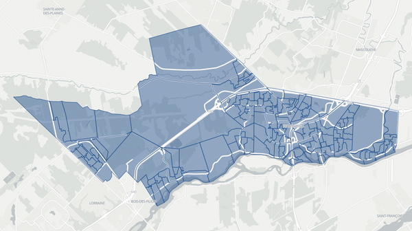 2022 Terrebonne poll map