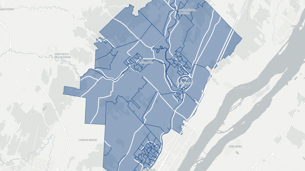 2022 L'Assomption poll map