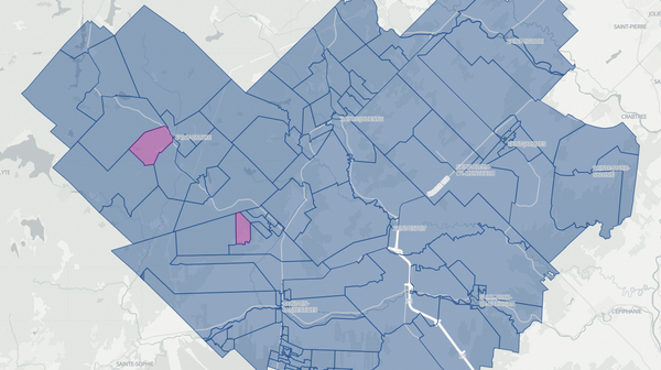 2022 Rousseau poll map