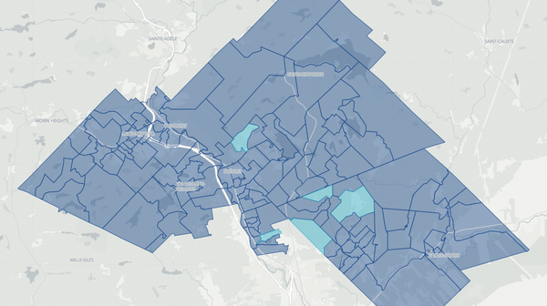 2022 Prévost poll map