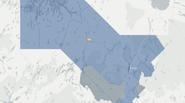 2022 Laviolette-Saint-Maurice poll map