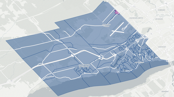 2022 Louis-Hébert poll map