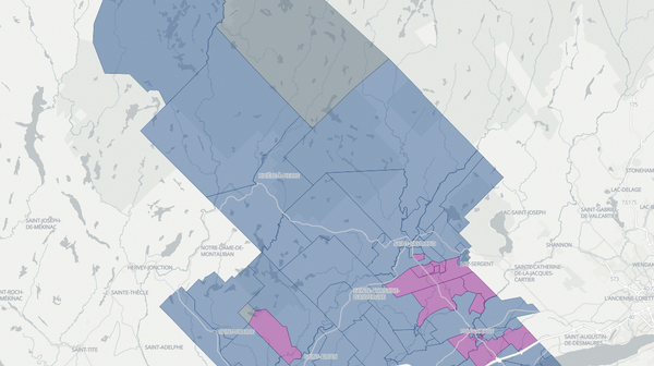 2022 Portneuf poll map