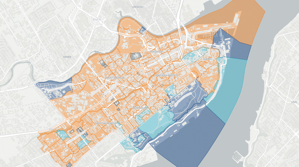 2022 Taschereau poll map