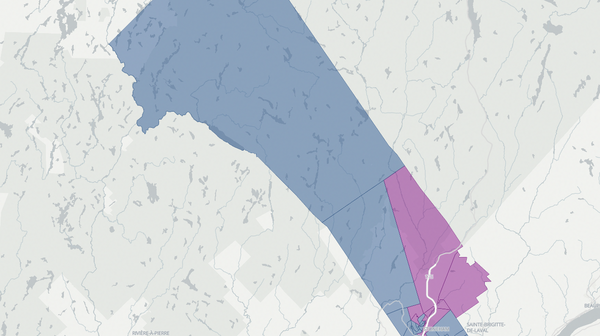 2022 Chauveau poll map