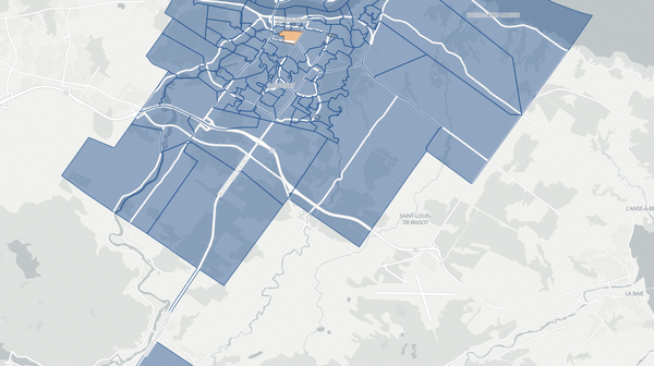 2022 Chicoutimi poll map