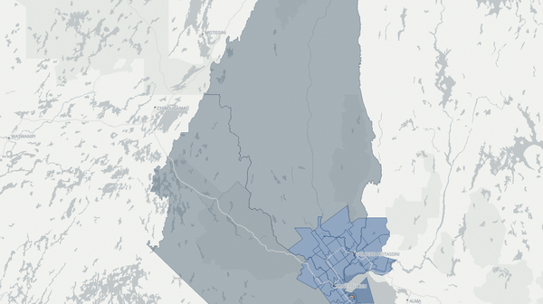 2022 Roberval poll map