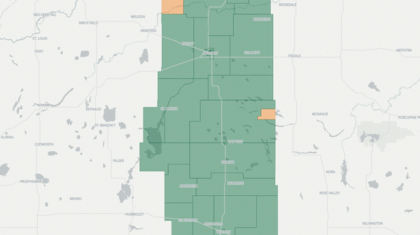 2020 Melfort poll map