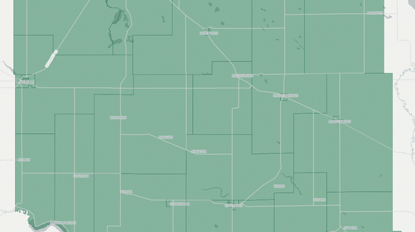 2020 Melville-Saltcoats poll map