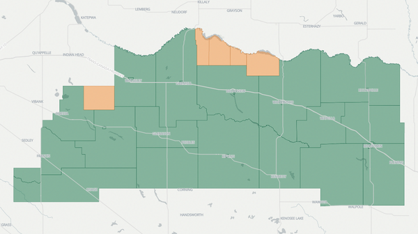 2020 Moosomin poll map
